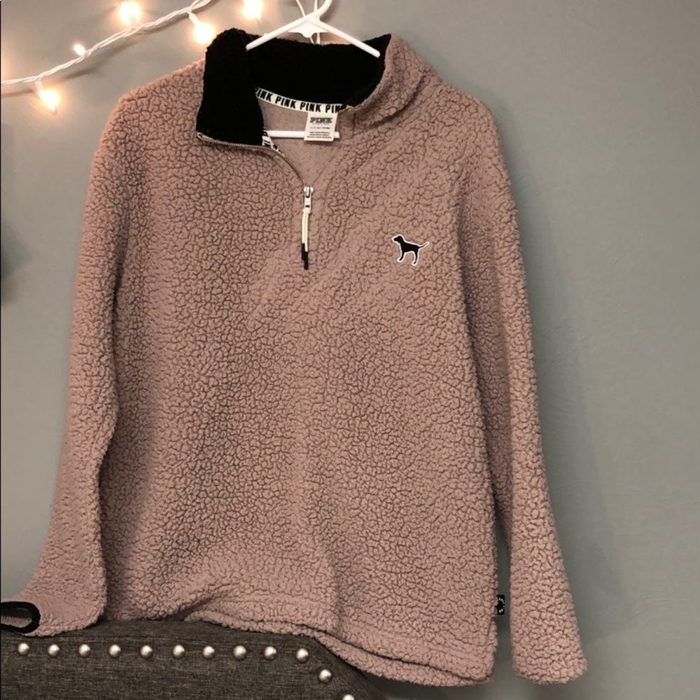 Small Sherpa quarter zip